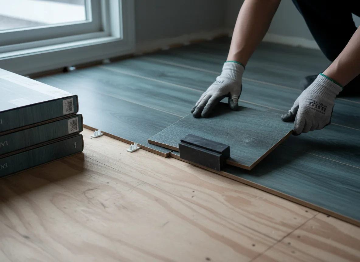 Luxury Vinyl Plank Installation company in Wapella, IL